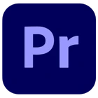 Adobe Premiere Pro logo for video editing and professional media production.
